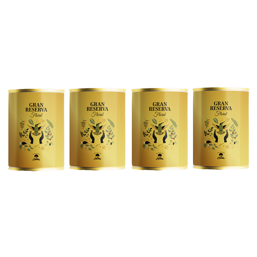 Kit Gran Reserva Floral - 4 cafés especiais de 250g Regenerativo