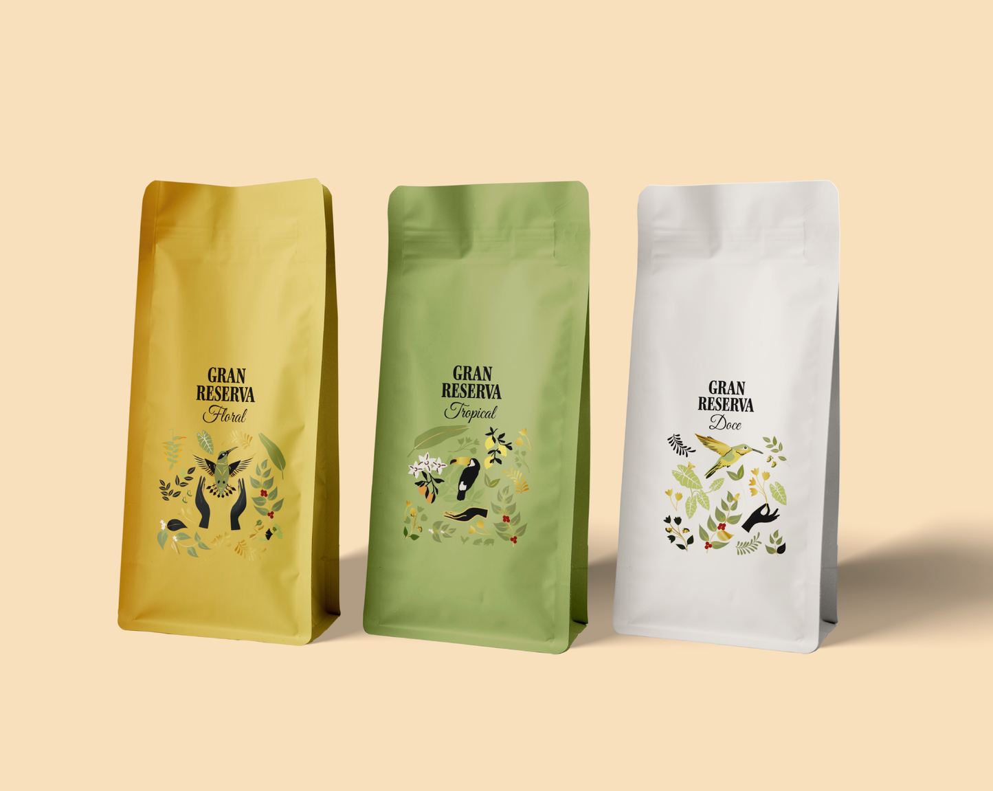 Kit Floral, Tropical e Doce | Gran Reserva 200g de cada - Café Especial
